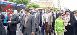 حضور القاصی رئیس کل دادگستری تهران و صالحی دادستان تهران در راهپیمایی روز قدس حضور القاصی رئیس کل دادگستری تهران و صالحی دادستان تهران در راهپیمایی روز قدس