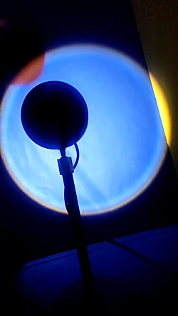تجربه خرید نور ثابت ال ای دی مدل Sunset RGB Lamp