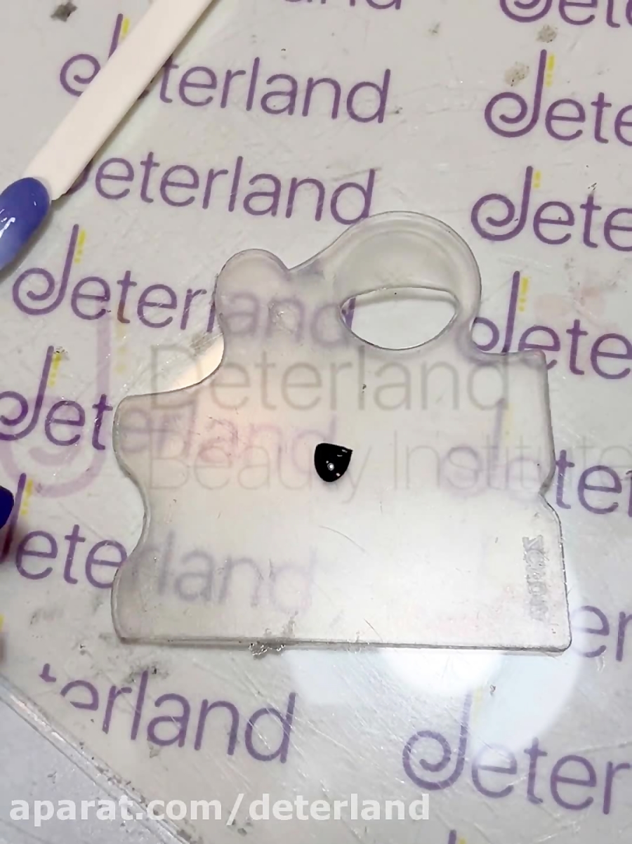 اموزش طراحی ناخن حفره با مهر