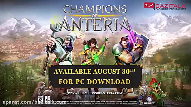 تریلر معرفی قهرمانان بازی Champions of Anteria زمان116ثانیه