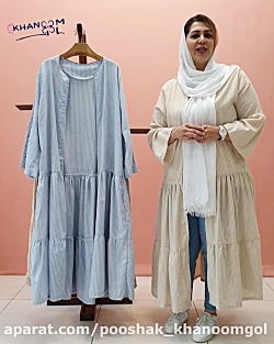 مانتو بهاره بلند کد 3636