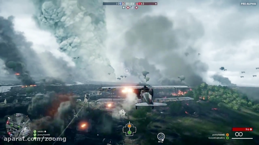 گیم پلی بخش چندنفره Battlefield 1 با محوریت هواپیماها