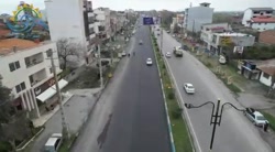 اتمام فاز اول پروژه روکش آسفالت ضلع شمالی خیابان شهدای رستم رود