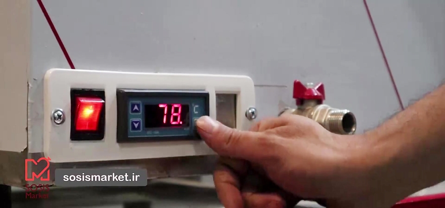 بخارپز سوسیس و کالباس کارگاهی