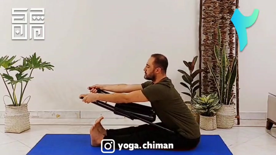 چند نمونه تمرین با صندلی یوگا