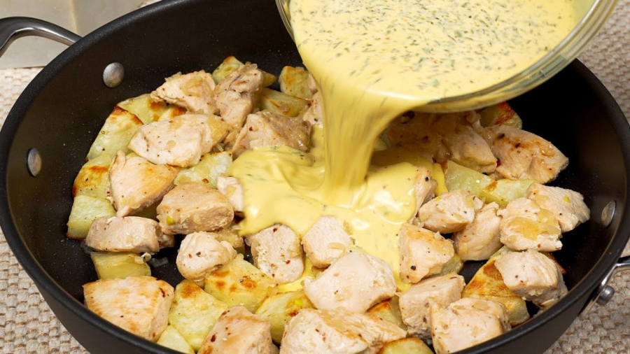 طرز تهیه غذای جدید با مرغ و سس مخصوص :: آشپزی جدید