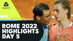 تنیس مسترز رم 2022 | خلاصه بازیهای روز پنجم