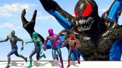 نبرد مردعنکبوتی |  مرد عنکبوتی سیاه در مقابل تیم مرد آهنی