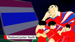 نوجوانان تیم تایلند دربازی کاپیتان سوباسا