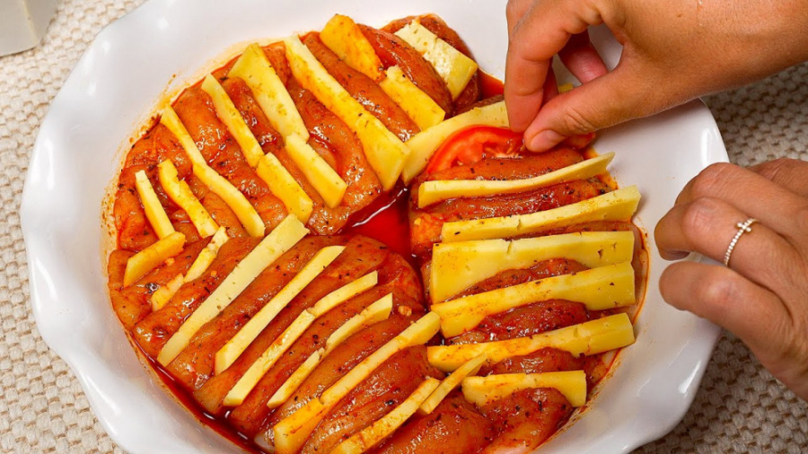 طرز تهیه غذای خوشمزه و جدید با مرغ :: آموزش آشپزی