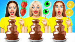 چالش غذایی  چالش های خنده دار...