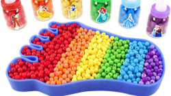 پای رنگین کمانی با مهره های بر...