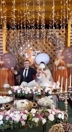 ضرب گروه رقص شاد برای عروسی 09126173461 گروه دف نوازی مجالس مهر پاییز