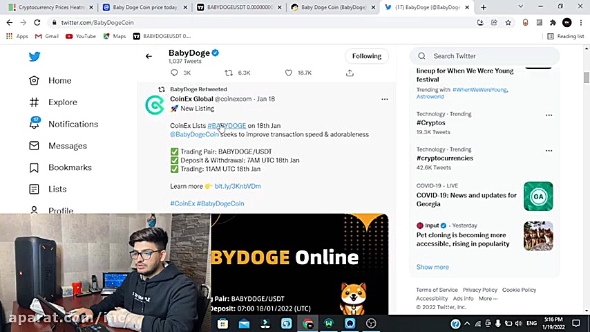 مهم , لیست , بیبی , دوج , کوین , صرافی , کوینکس , سقف , قیمتی , شکسته , لینک , ثبت , :
https: , www , coinex , com , register?refer_code=yzkew
کد , دعوت , yzkew