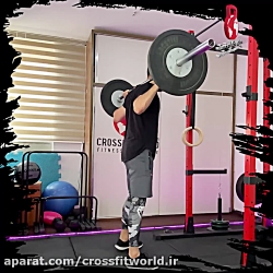 آموزش کراسفیت - حرکت OH Squat Barbell آموزش کراسفیت - حرکت OH Squat Barbell