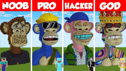 میمون در ماینکرفت!!ماین کرفت م...