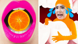 چالش غذایی  چالش خنده دار جدید...