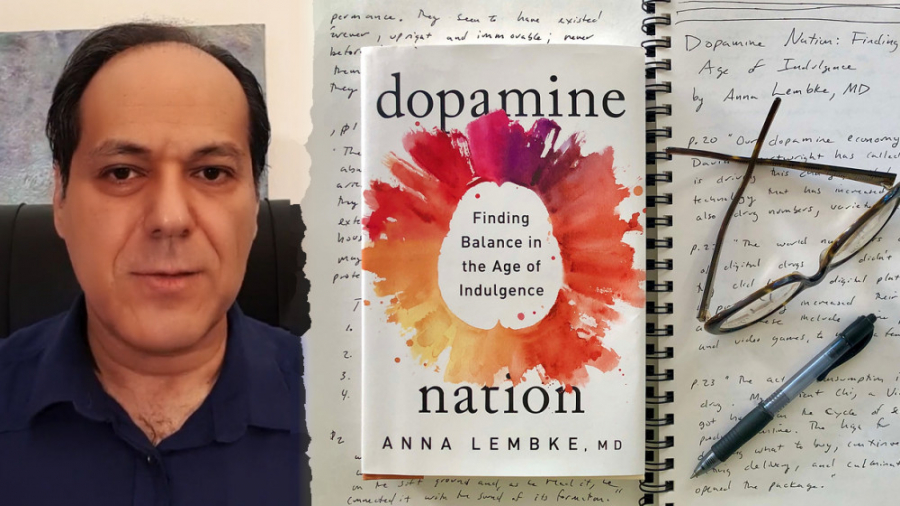 آذرخش مکری و معرفی کتاب ملت دوپامین کلینیک دندانپزشکیعلی دایی