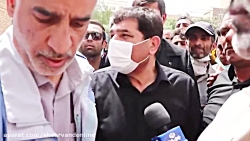 حضور معاون اول رئیس جمهور در ویرانه های متروپل حضور معاون اول رئیس جمهور در ویرانه های متروپل