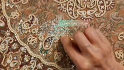 آموزش سرمه دوزی توسط خانم سماوی