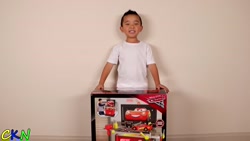 جعبه گشایی اسباب بازی-Disney Cars 3 Toys Service Station