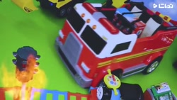 ماشین بزرگ کودکانه - ماشین بازی کودکانه - قطار آتش نشانی پلیس بیل مکانیکی لودر