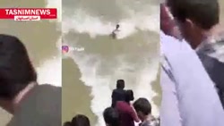 نجات ۳ نفر از مرگ حتمی در محدوده پل خواجو فیلم نجات ۳ نفر از مرگ حتمی در محدوده پل خواجو فیلم