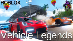 گردش گری در روبلاکس roblox ( Vehicle Legends ) ماشین بازی - فیزیک ؟