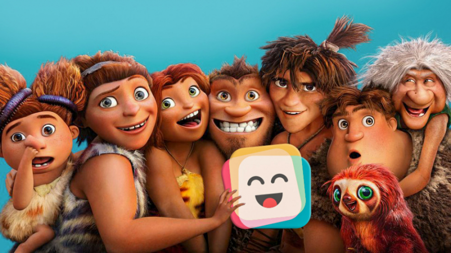 غارنشین ها و ثبت خاطره در بامانو | The Croods and bamano زمان54ثانیه