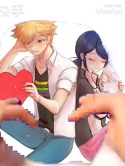 عشق بین مرینت و ادرین. ( اسلای...