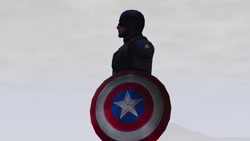 نبرد کاپیتان آمریکا با مرد عنکبوتی هالک شده -- بازی GTA V