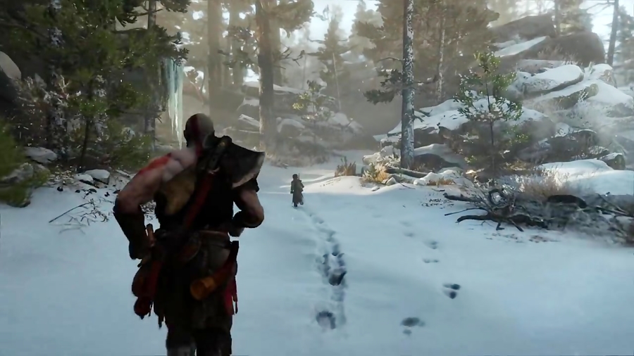 گیم پلی بازی God of War - E3 2016