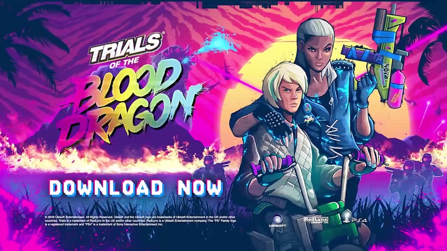 تریلر لانچ بازی Trials of the Blood Dragon - E3 2016