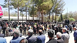 تشییع همسر و فرزند &laquo;حامد...