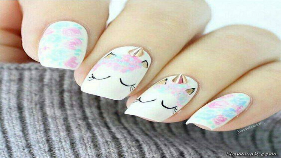 ایده های زیبا برای لاک زدن ناخن دخترانه