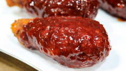 طرز تهیه مرغ سوخاری با سس قرمز...