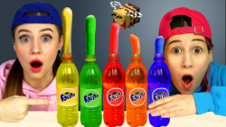 چالش غذایی جدید خوردن ژله های...