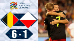بازی بلژیک۶ ۱ لهستان| لیگ ملت...