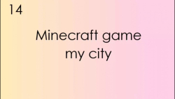 Minecraft game/ th FUN X Army/ 14# / my city