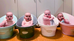 کلیپ طنز کودکان چند قلو در حما...