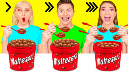 چالش خنده دار جدید  چالش غذایی...