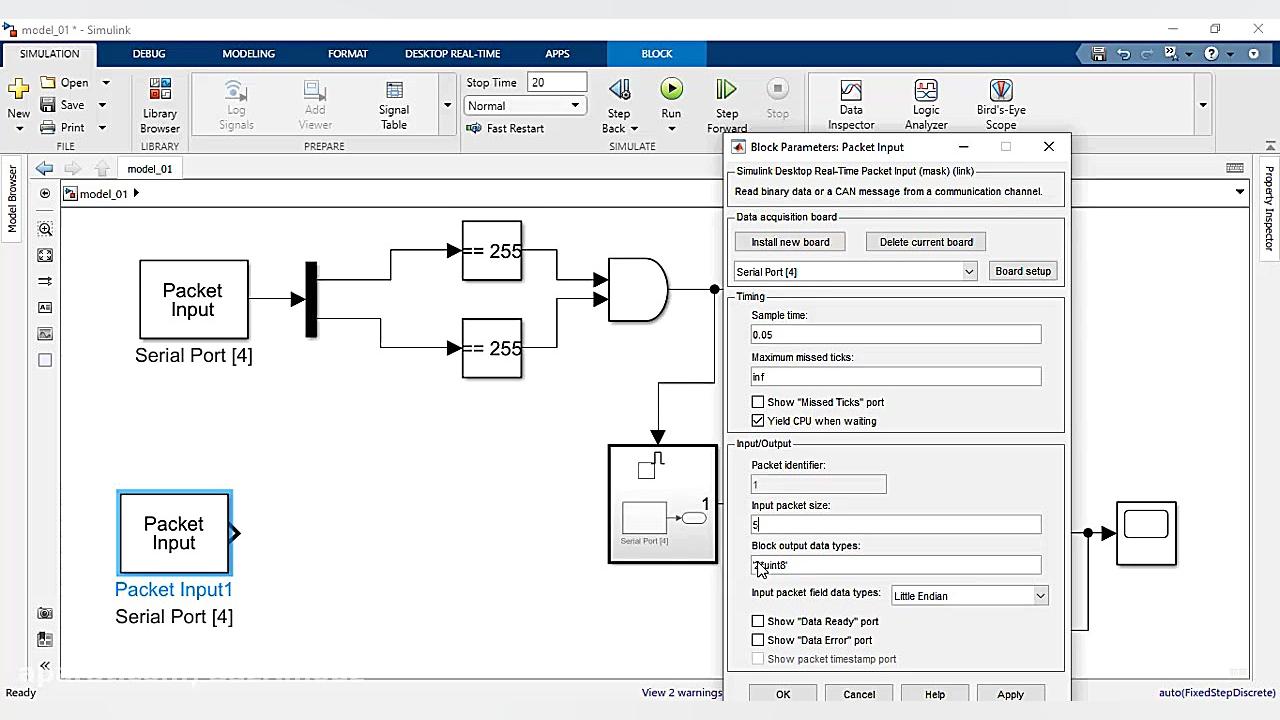 جلسه ششم آموزش Simulink Desktop Real-Time، بهنام ورمقانی TAVI