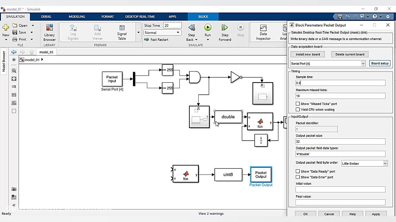 جلسه هفتم آموزش Simulink Desktop Real-Time، بهنام ورمقانی میکروسفالی