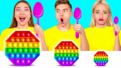 چالش خنده دار جدید  چالش غذایی...