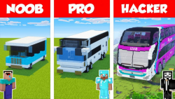 خفن ترین اتوبوس ماینکرفت2!!!ماینکرفن ماین کرفن ماین کرافت Minecraft