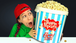 چالش غذایی جدید خوردن پاپ کورن...