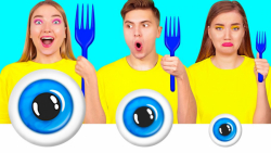 چالش خنده دار جدید  چالش غذایی...