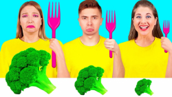 چالش خنده دار جدید  چالش غذایی...