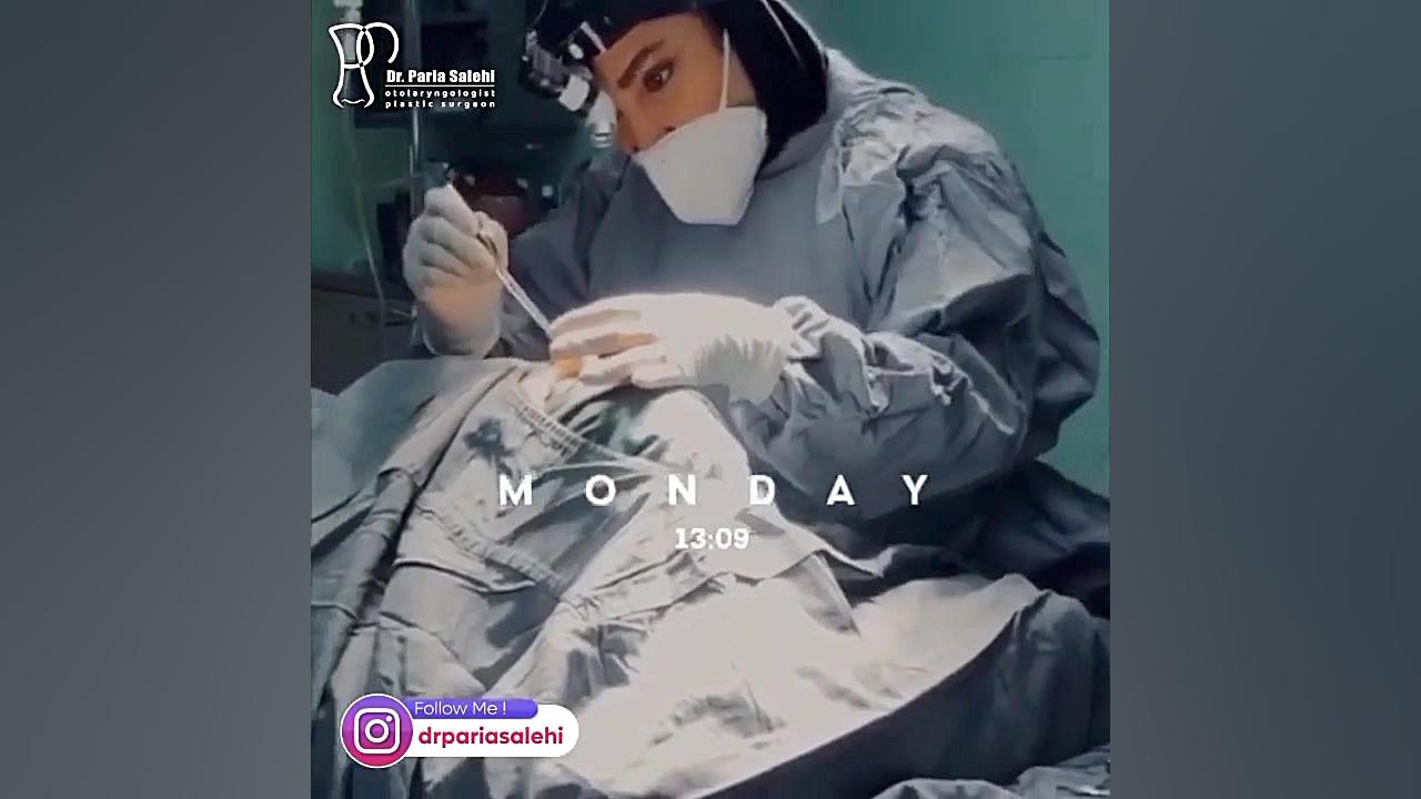 فیلم واقعی جراحی بینی توسط دکتر صالحی (فیلم اتاق عمل) دکتر پریا صالحی ✔ بهترین جراح بینی تهران