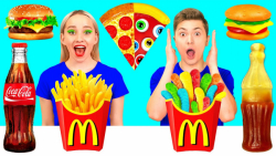 چالش خنده دار جدید  چالش غذایی...